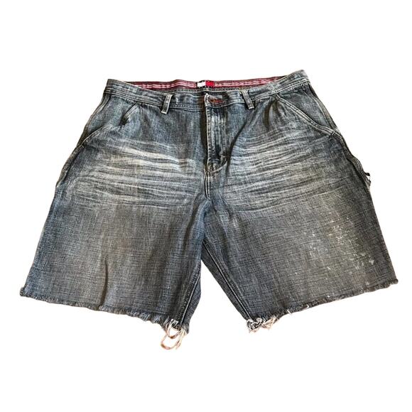 Tommy Hilfiger 38/32 distressed denim shorts men - Picture 1 of 8